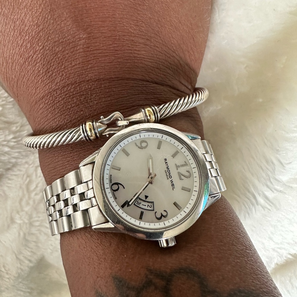 Raymond Weil Women's 5670 MOP Stainless Steel Swiss Watch⏱️SOLD